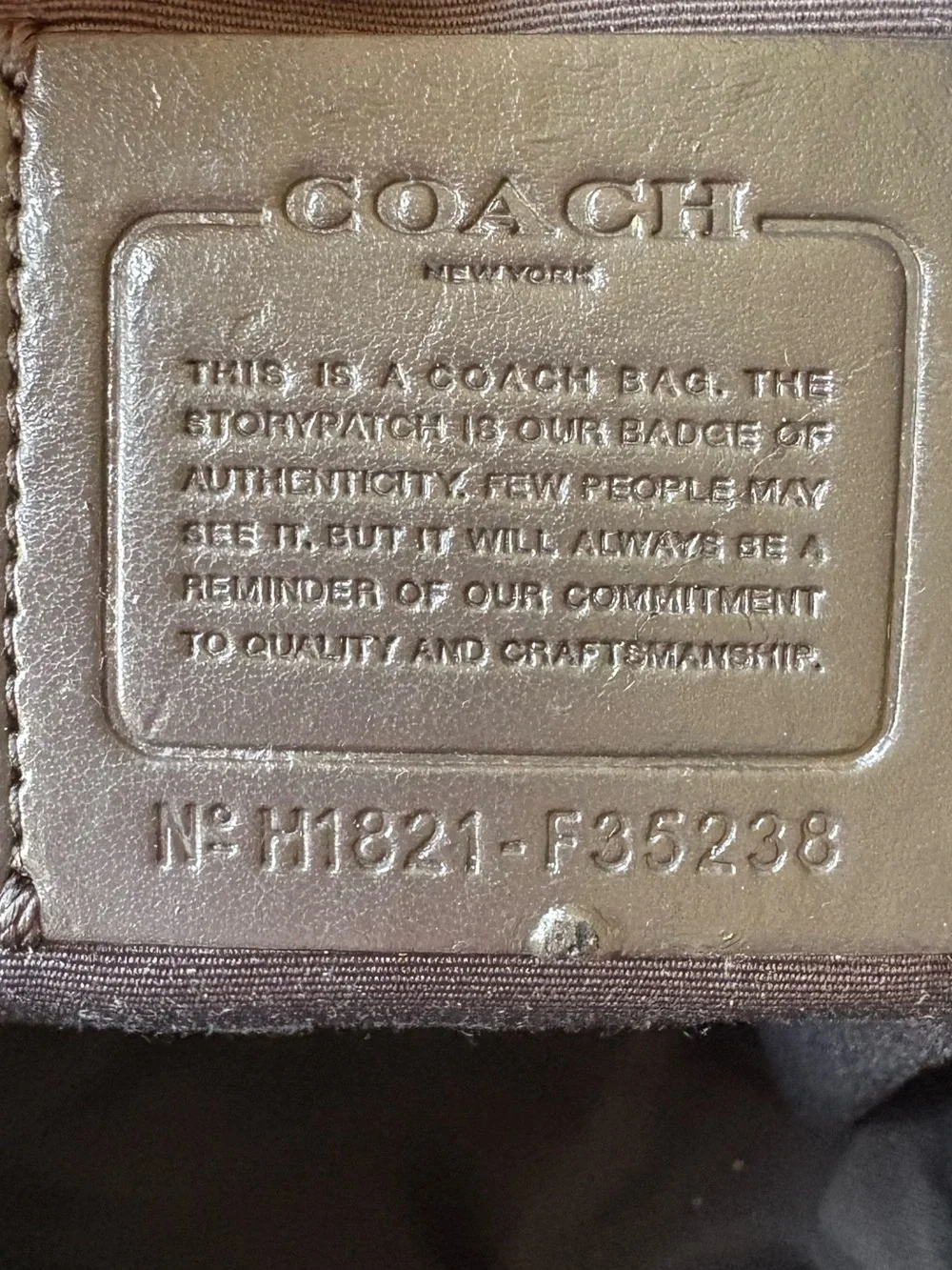 Coach Mini Charlie Backpack Gold Crinkle - Picture 9 of 11